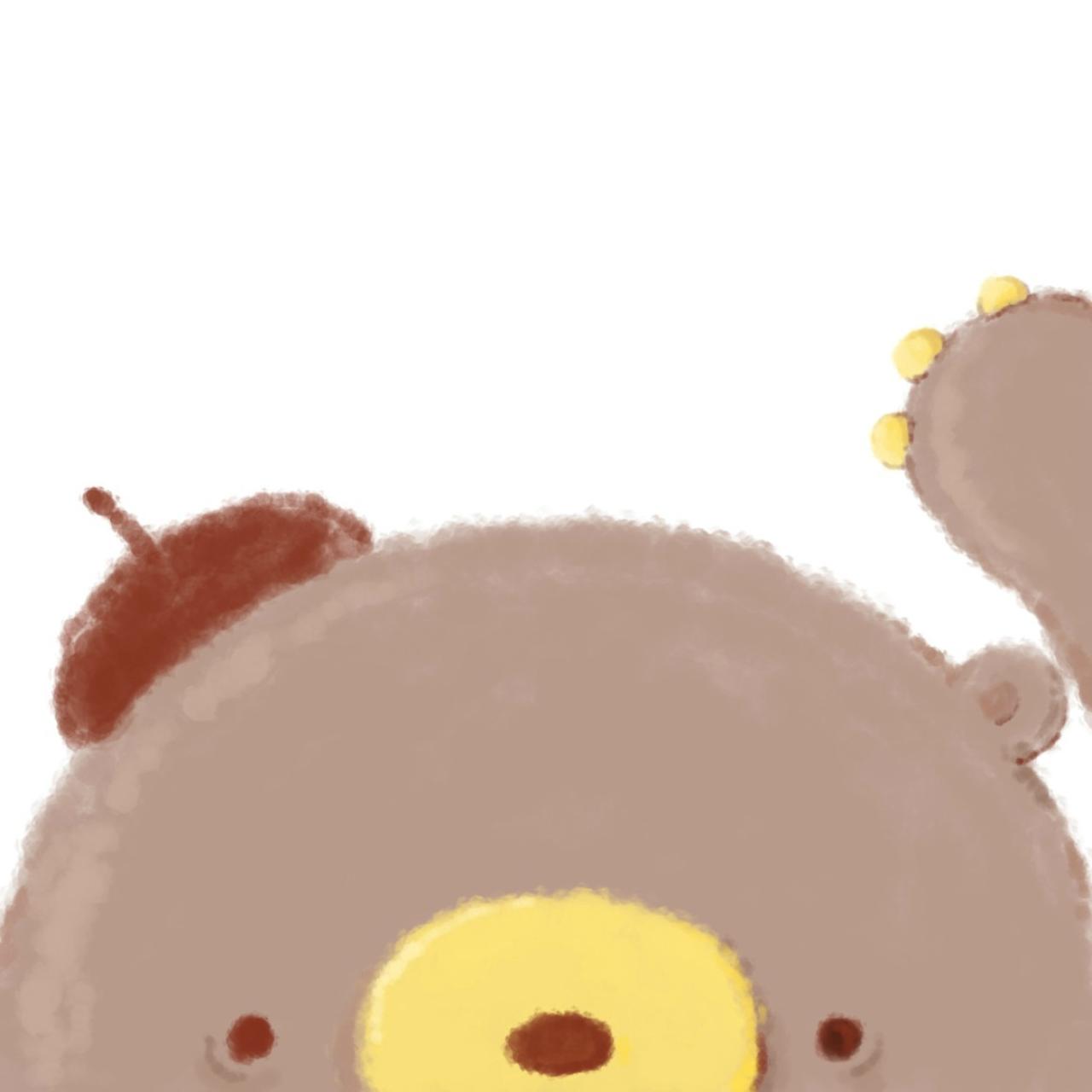 小熊伸爪卖萌头像