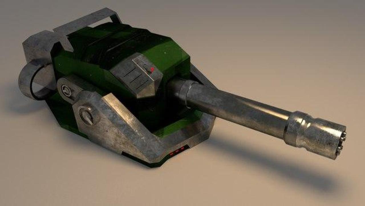 SeaMoon设计的machine gun模型