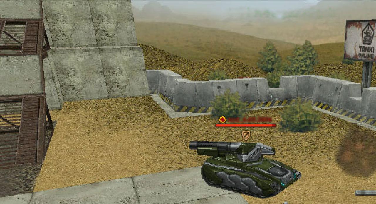 多边形地图上搭配蜂王底盘的散弹新炮塔侧面