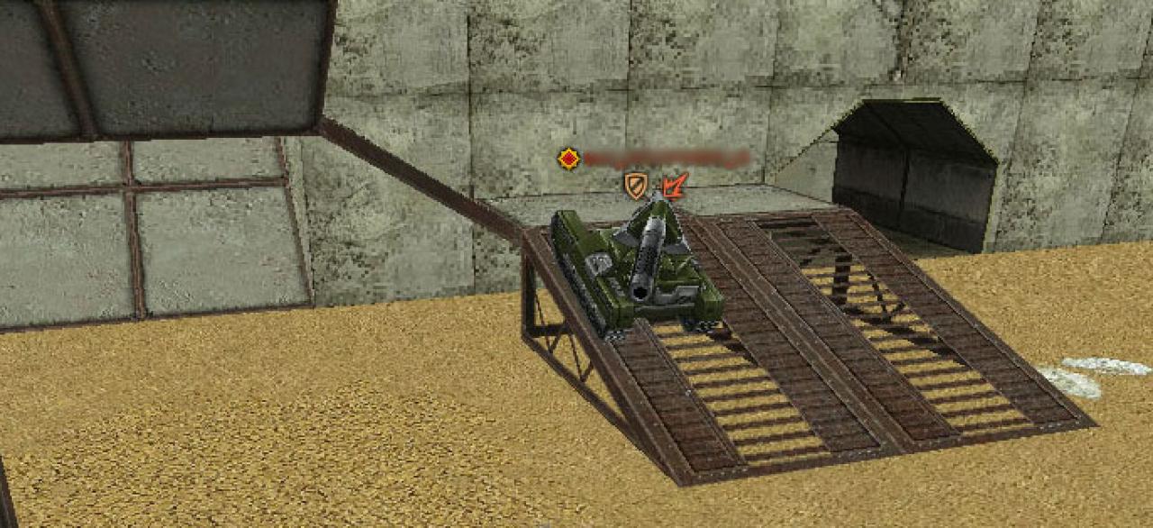 山顶城堡地图上，搭配黄蜂底盘的散弹新炮塔