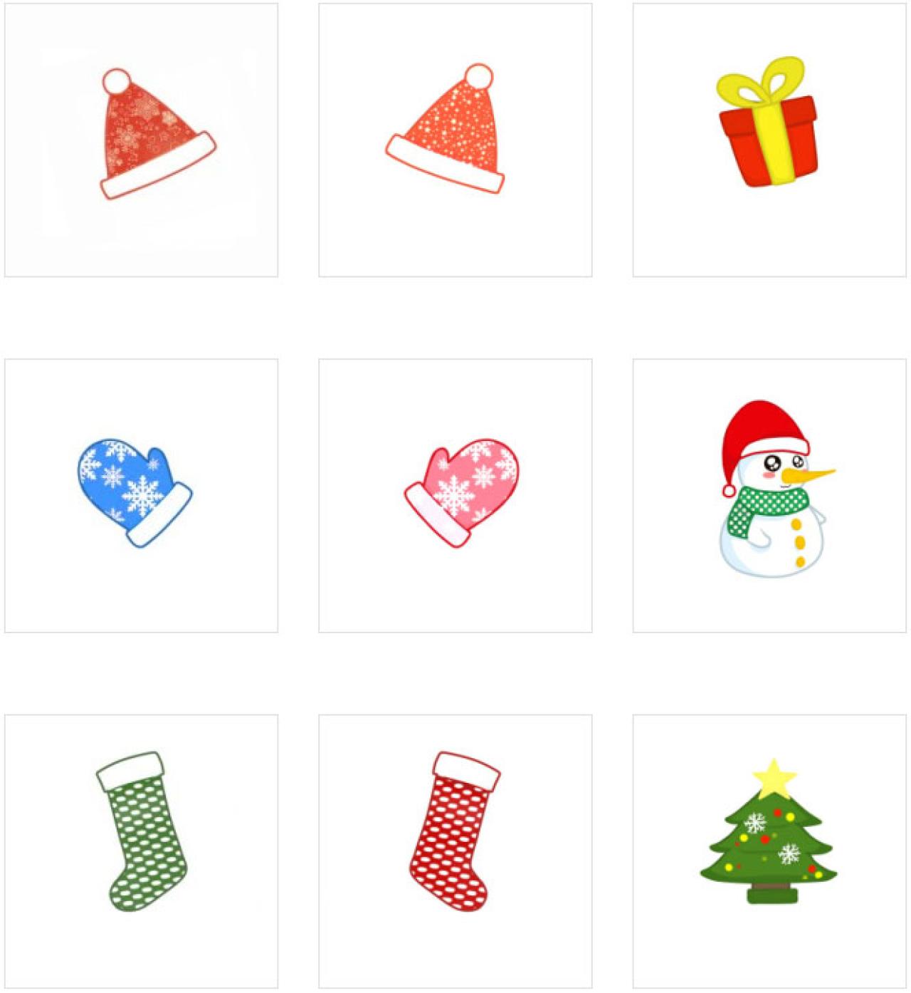 漫画家小明圣诞情侣头像 预览图