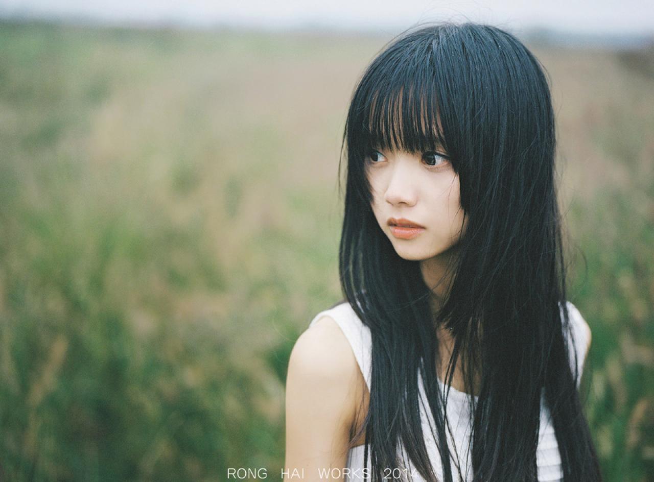 猫梓在原野中回眸侧面横幅