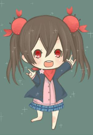 作ILOVEYOU手势的矢泽妮可巨蟹座头像