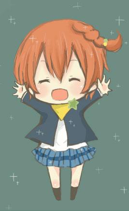 梳着蝎子形状辫子的星空凛（凛猫）天蝎座头像