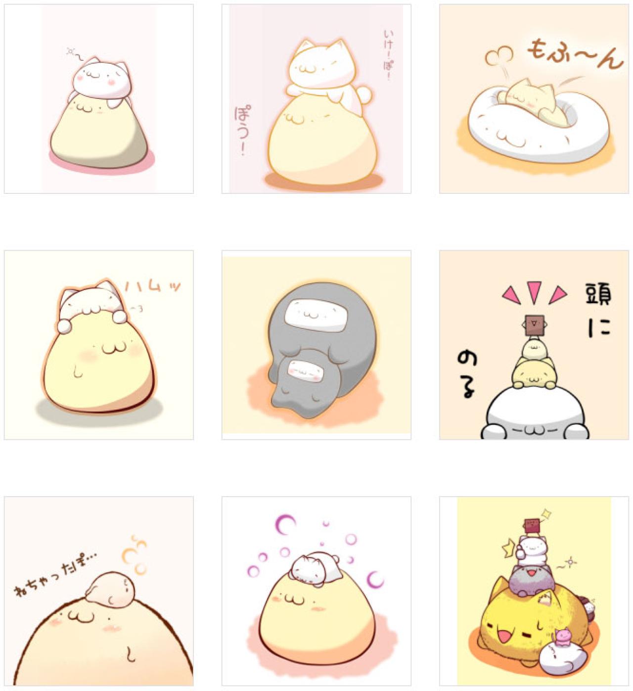 扒在圆圆脑袋上系列卖萌头像 预览图