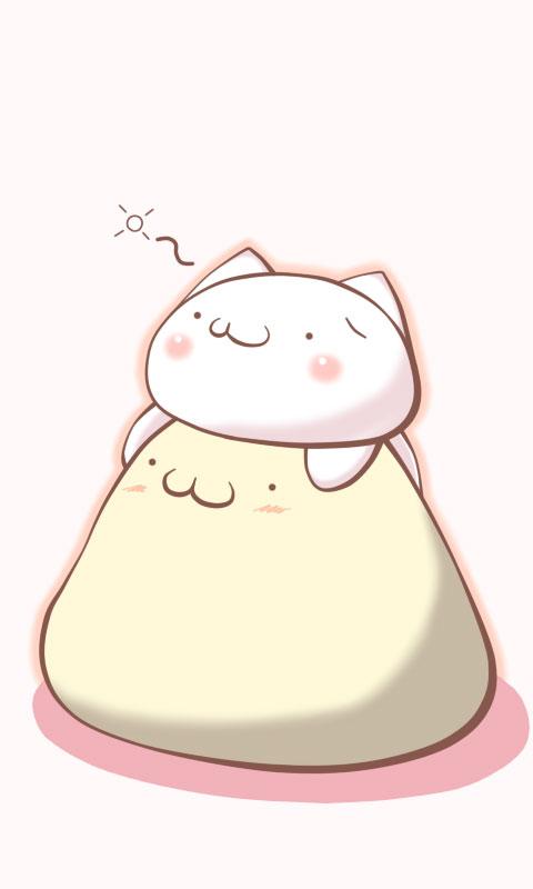 扒在圆圆脑袋上嘟嘴的小猫咪头像