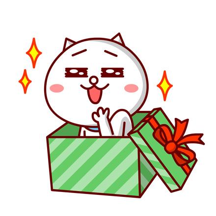 嗷大喵从礼物盒里羞涩地钻出头像