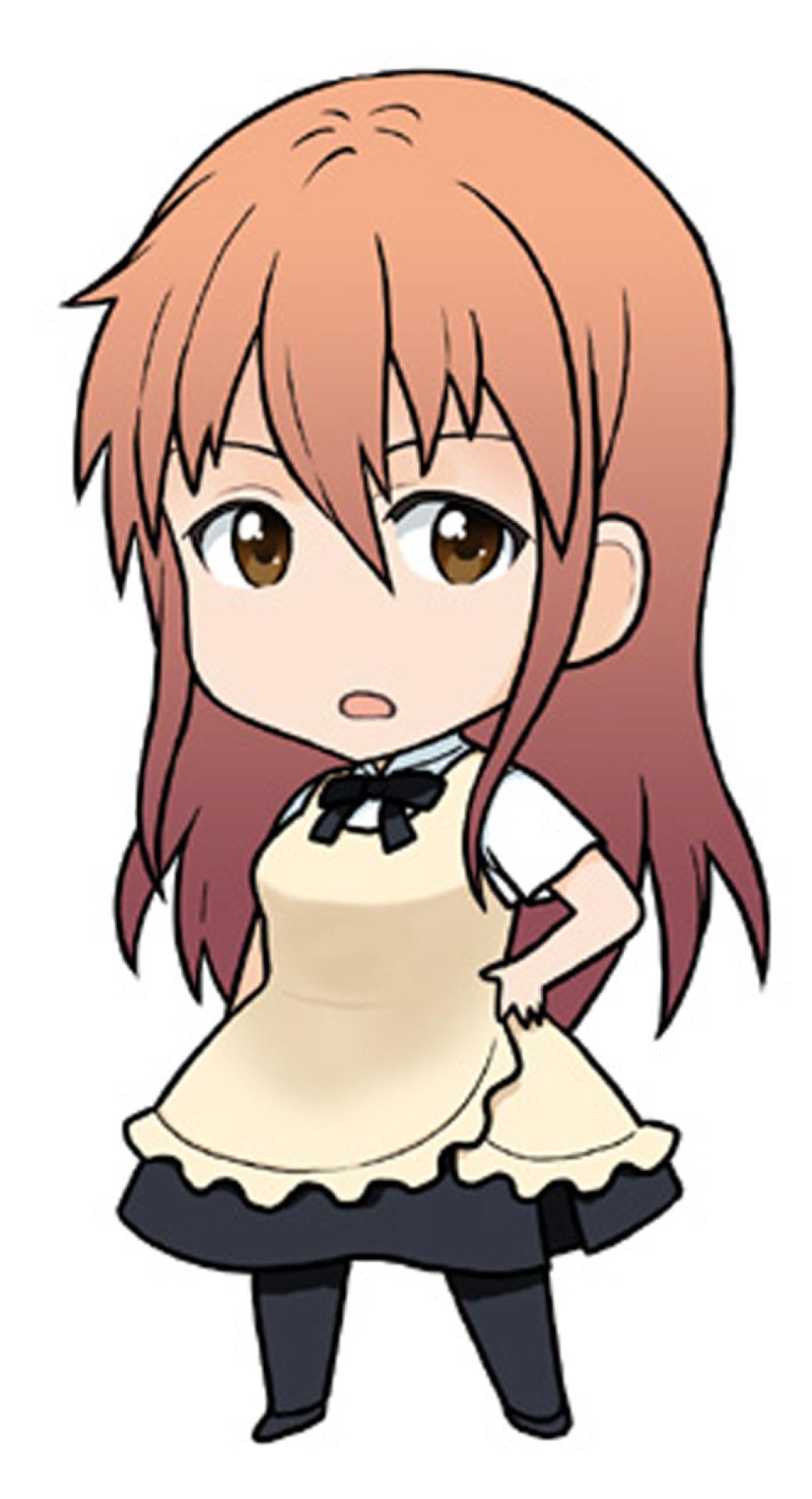 迷糊餐厅轰八千代（とどろき やちよ）双手叉腰的全身Q版头像