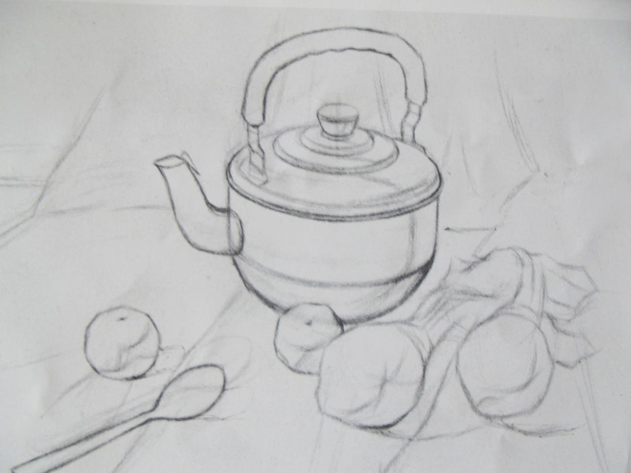 第一步，确定各个物体位置及大小比例