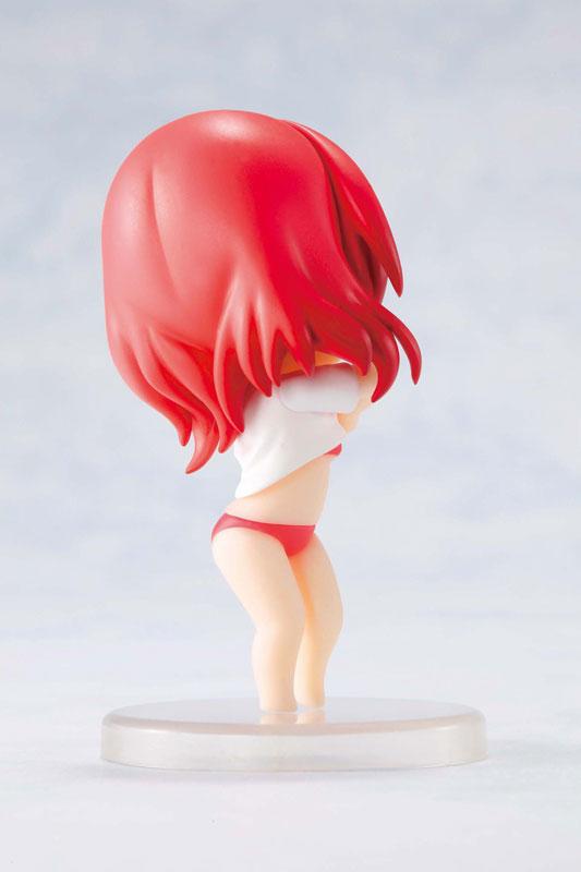 正脱上衣的西木野真姬红色泳装手办的右侧面