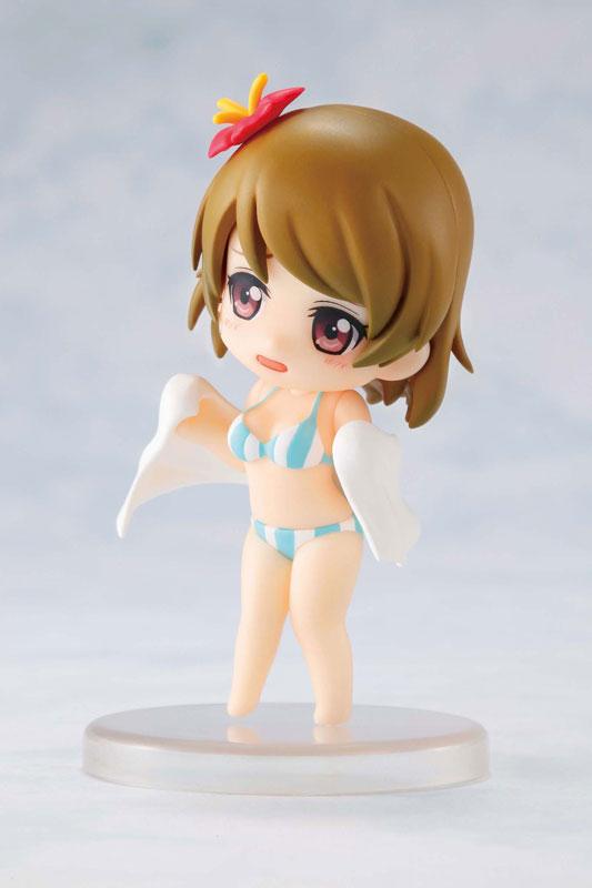 羞涩的小泉花阳青色泳装手办的右侧面