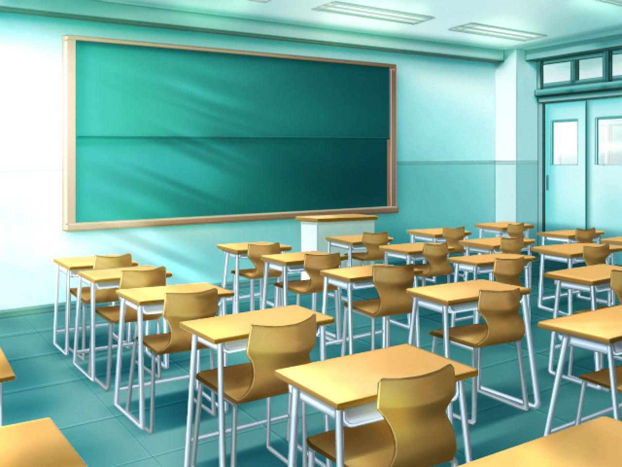 《Kanon》中清晨阳光下的教室