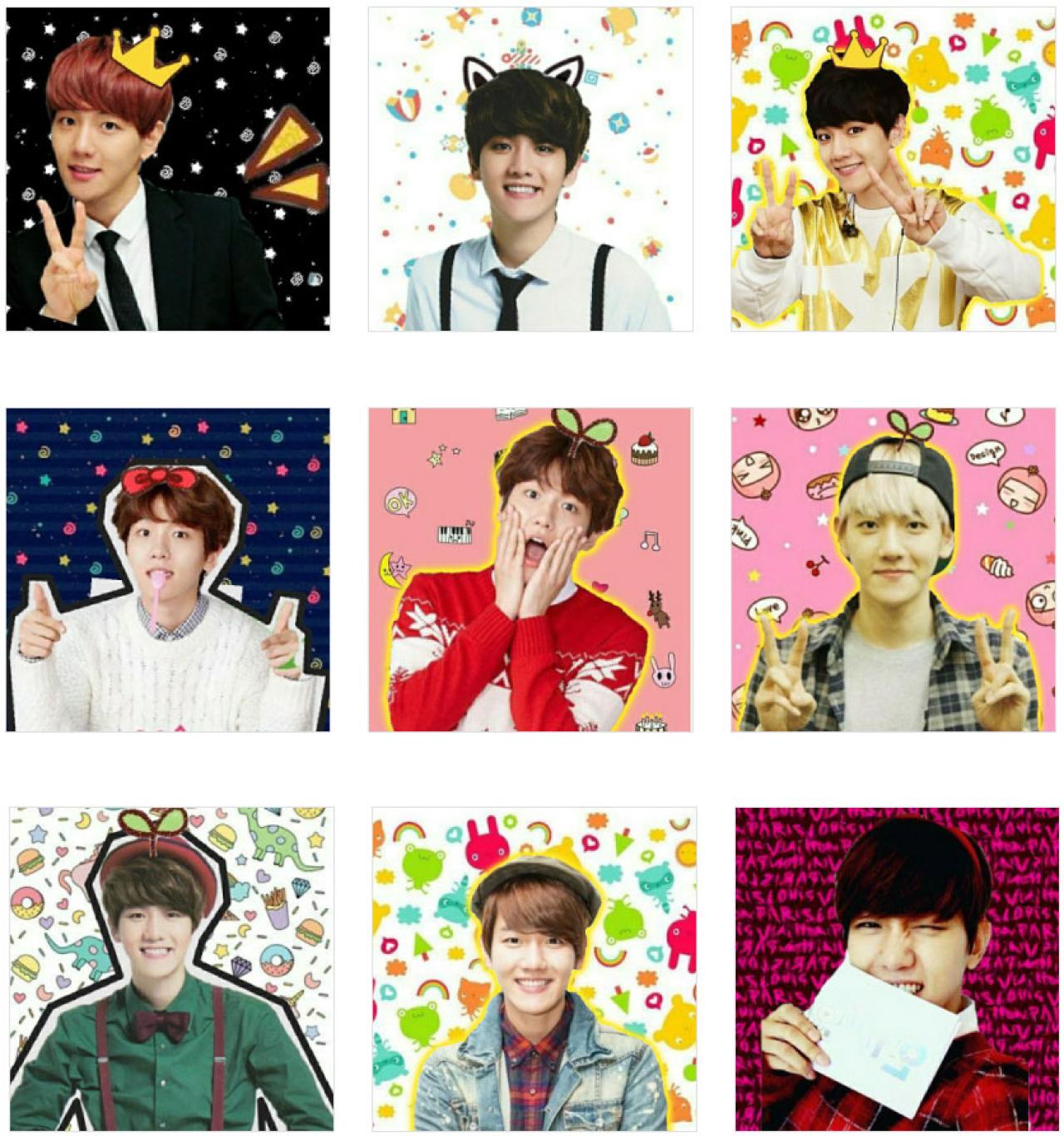 EXO边伯贤卖萌头像 预览图