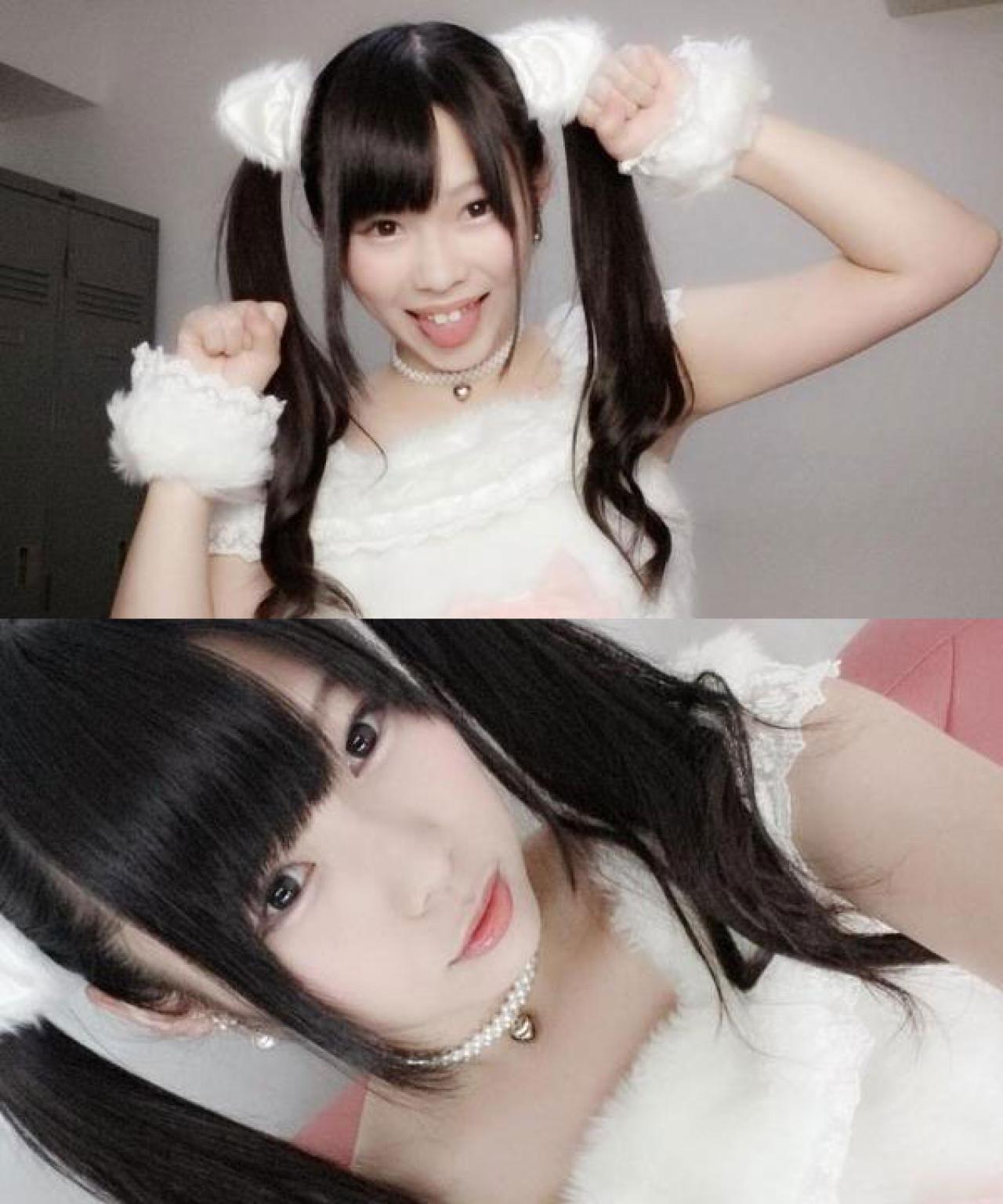 結城ちか猫耳发饰双马尾自拍 封面