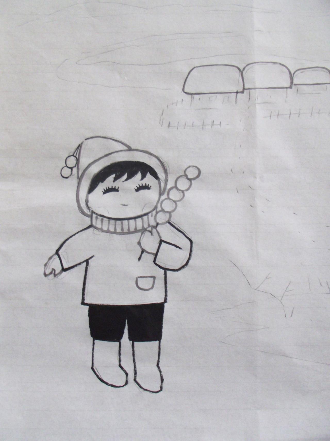 第二步，画人物