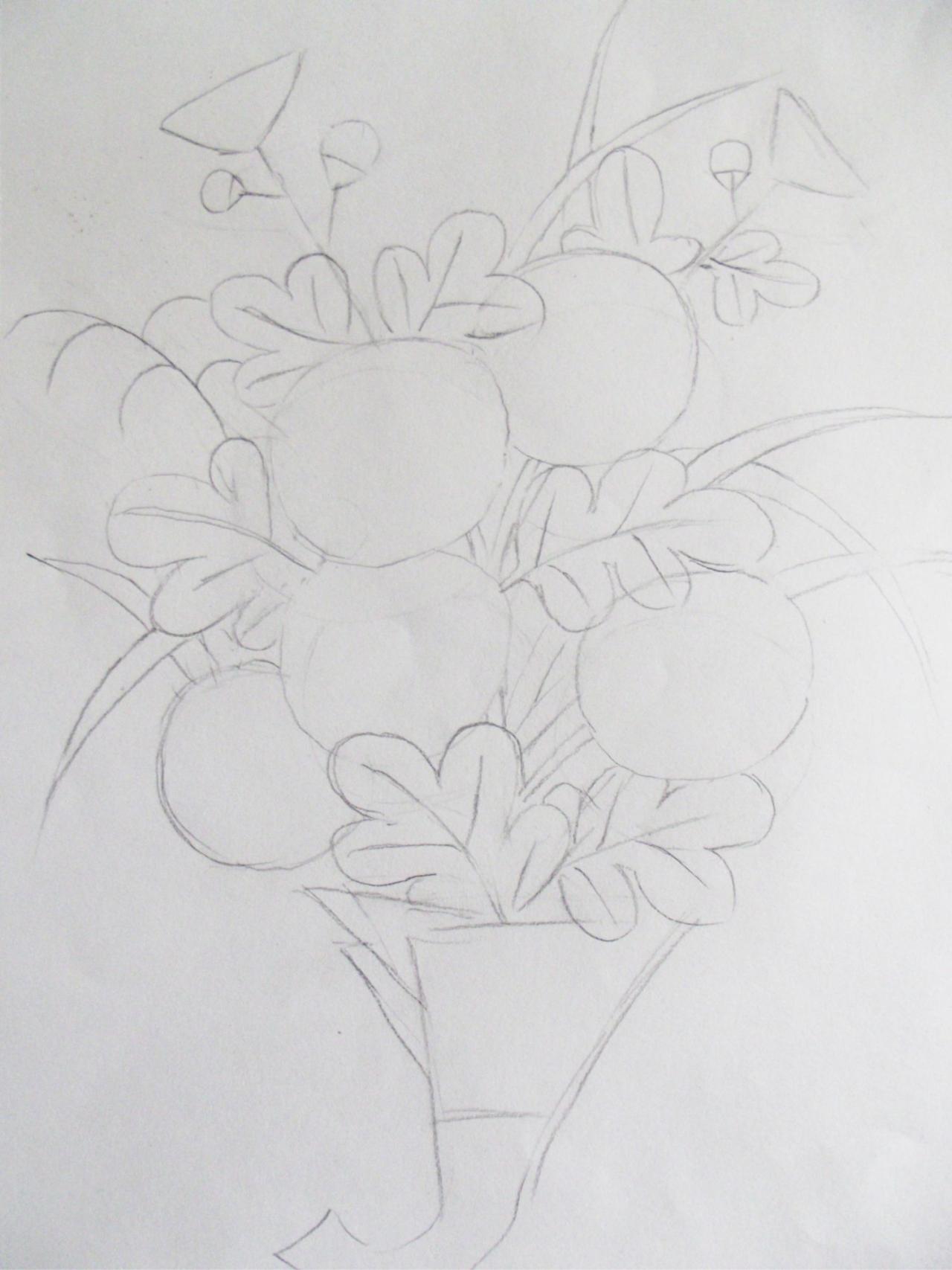 第二步,确定叶子的位置