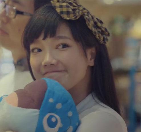 胡洁琼饰演野蛮女友表情：回头进展顺利的神情