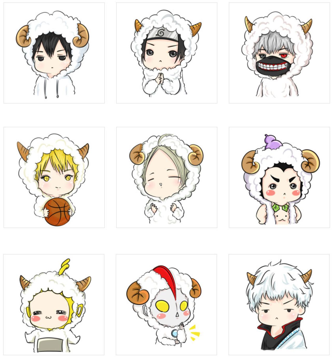 虽虽酱动漫受受绵羊头像 预览图