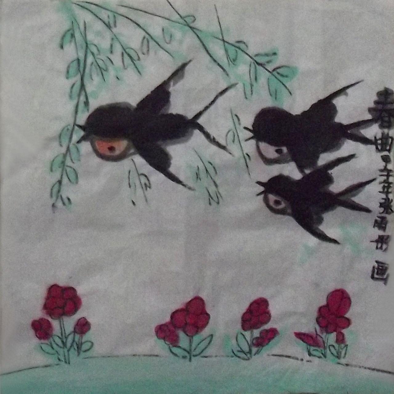 小燕子·春曲 张雨彤画