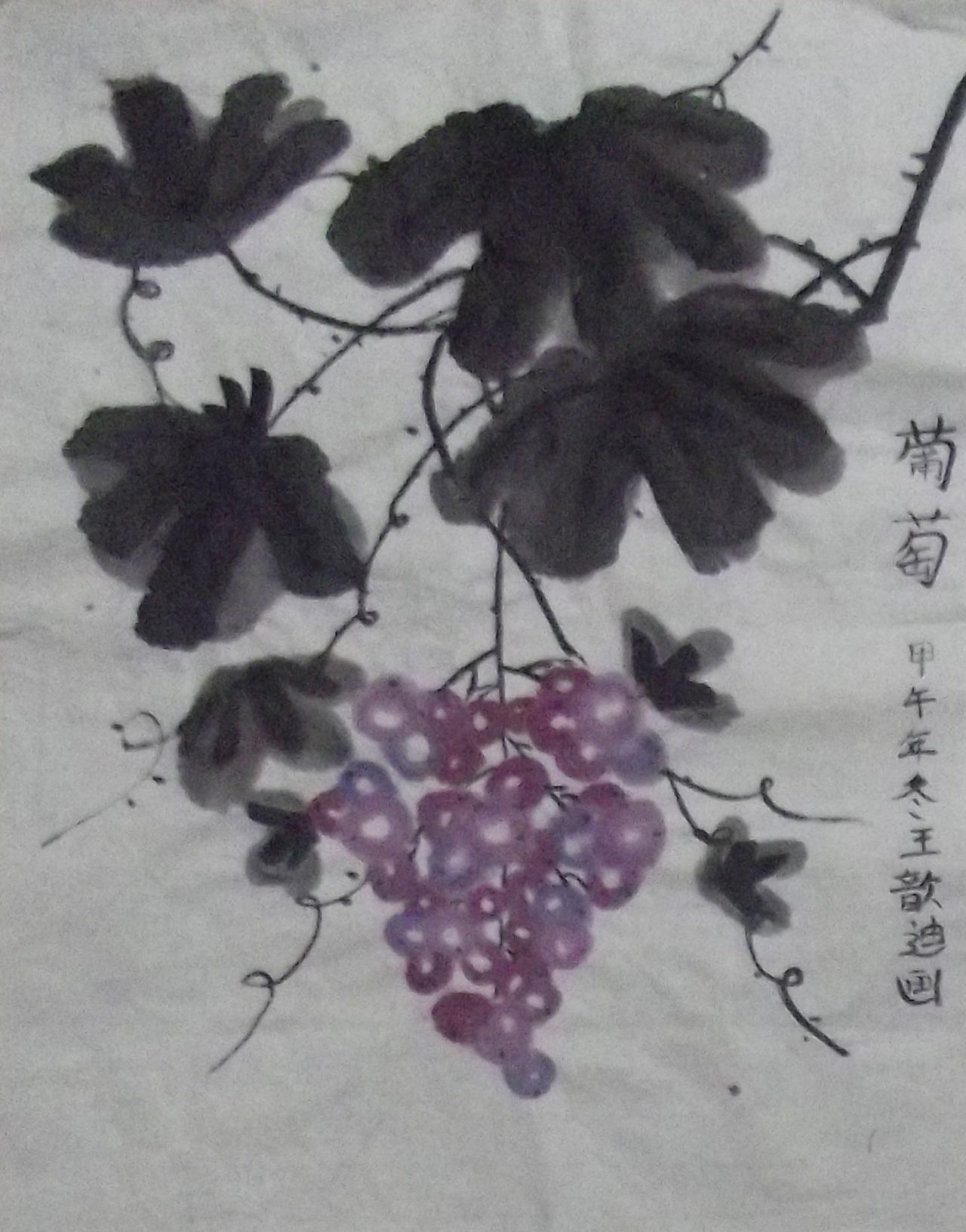 葡萄 王歆迪画