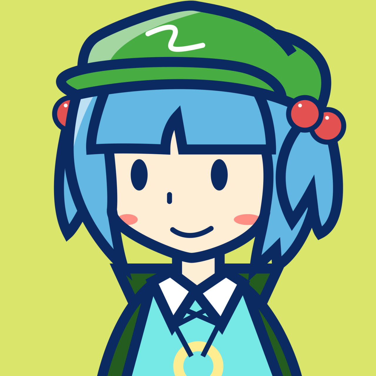 东方project河城荷取手绘头像