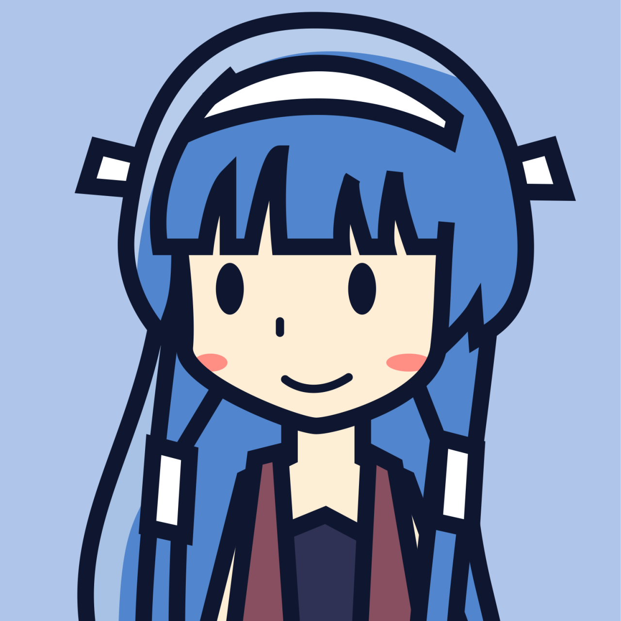 神薙主人公薙手绘头像