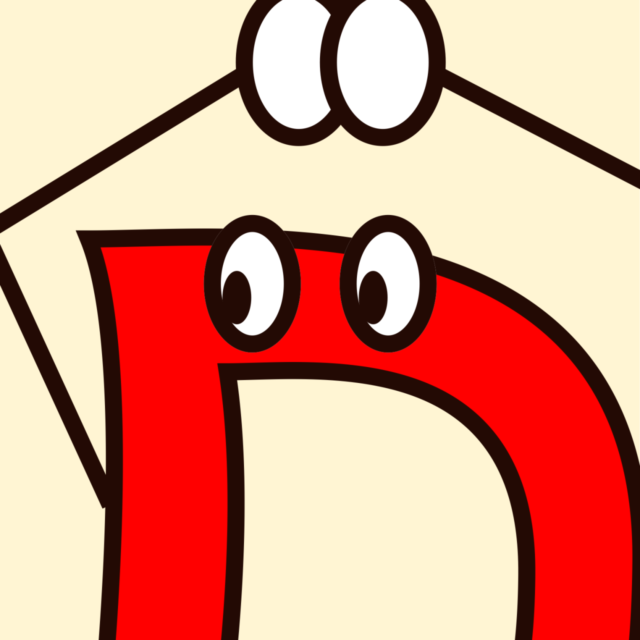 编程语言D语言君萌化头像