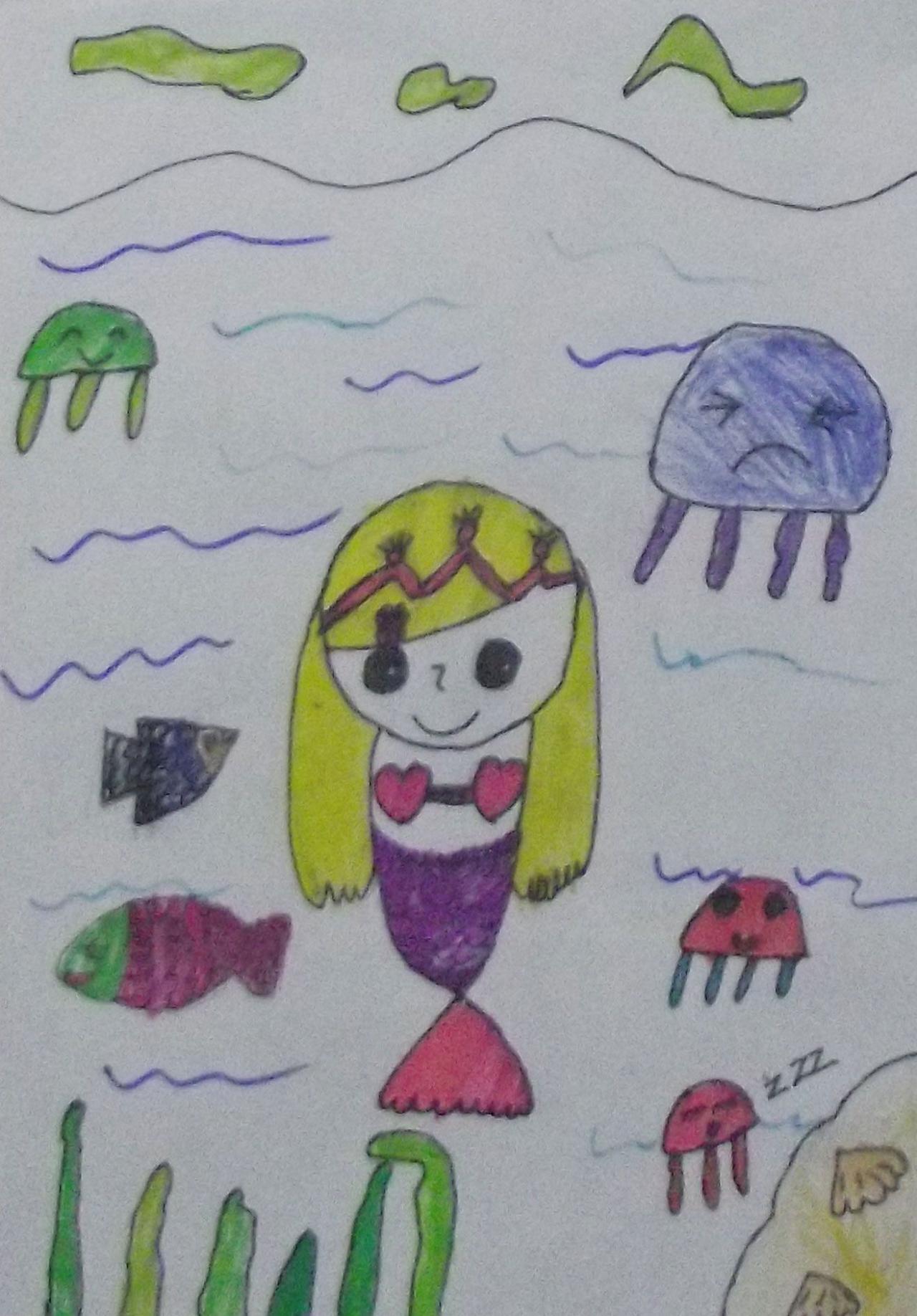 美人鱼 闫欣冉画