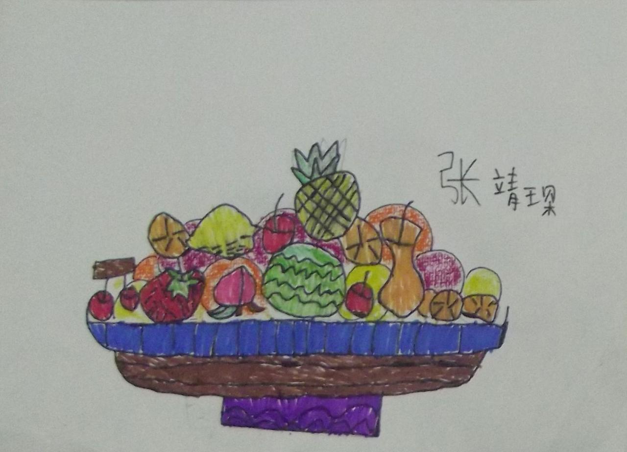 果盘 张靖琛画