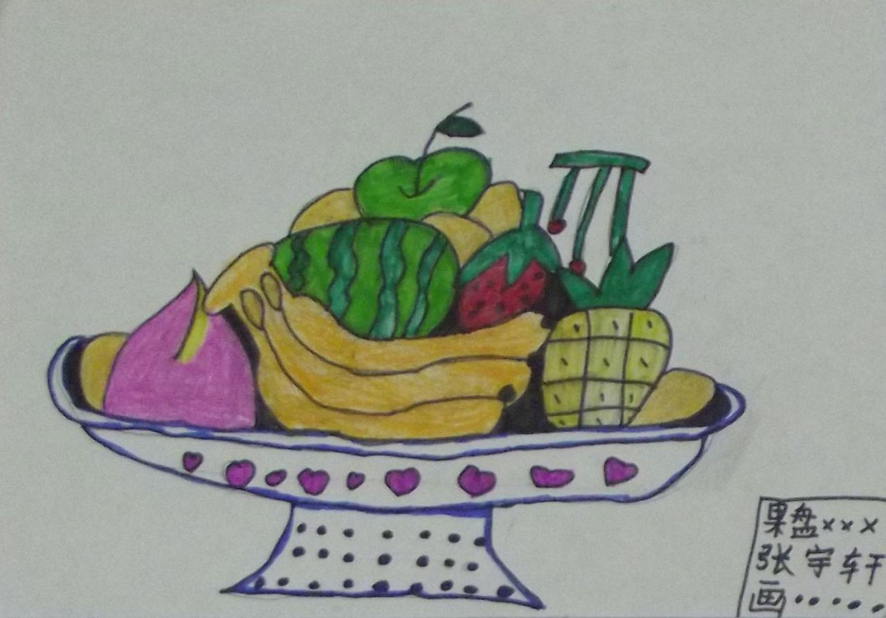 果盘 张宇轩画