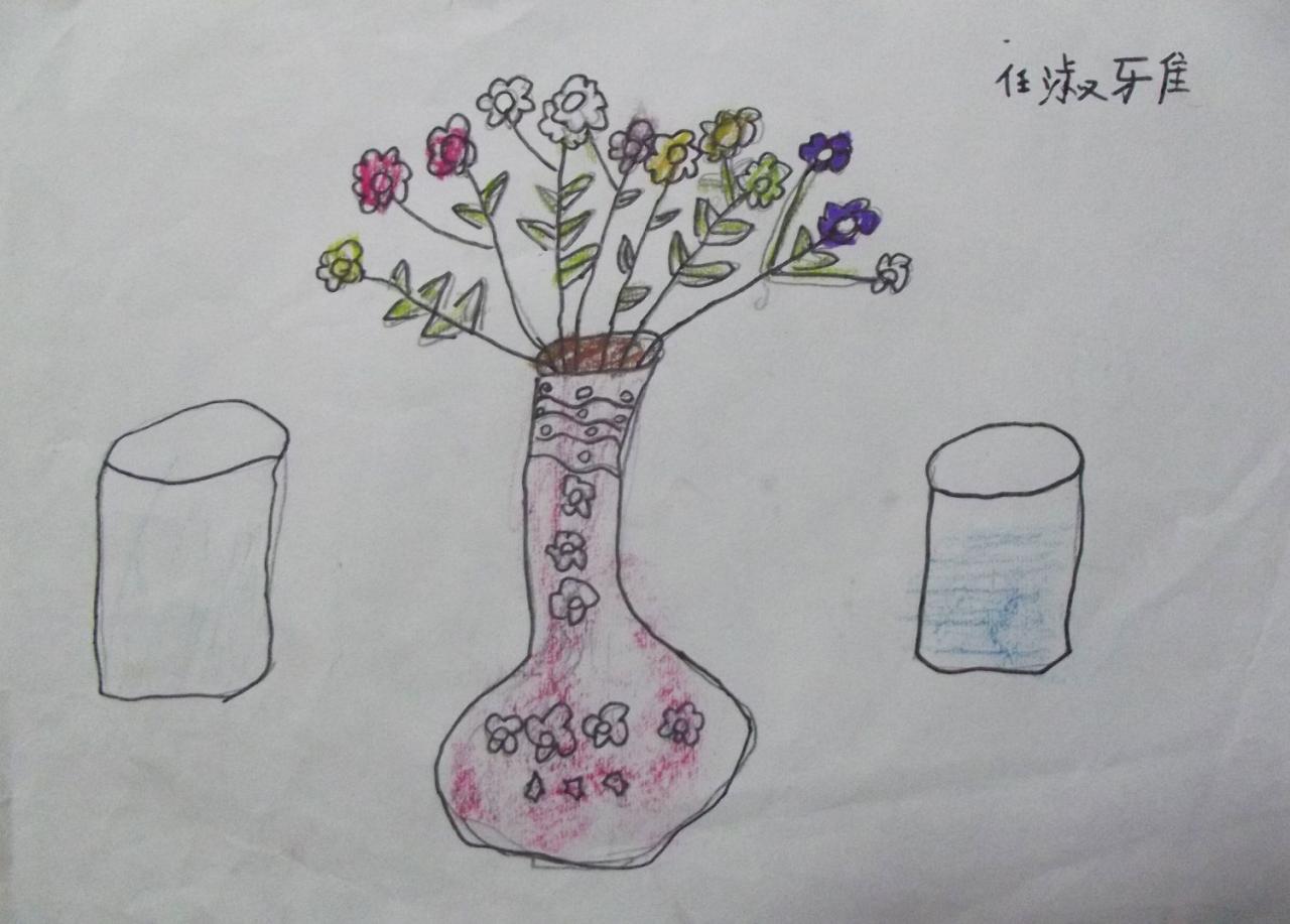 瓶花 任淑雅画