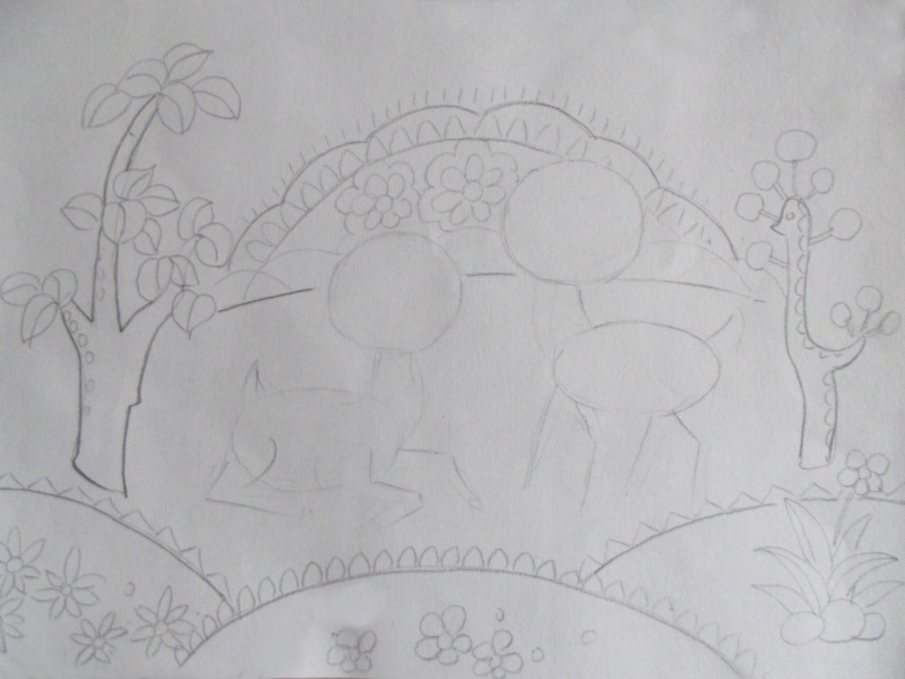 第二步，加背景