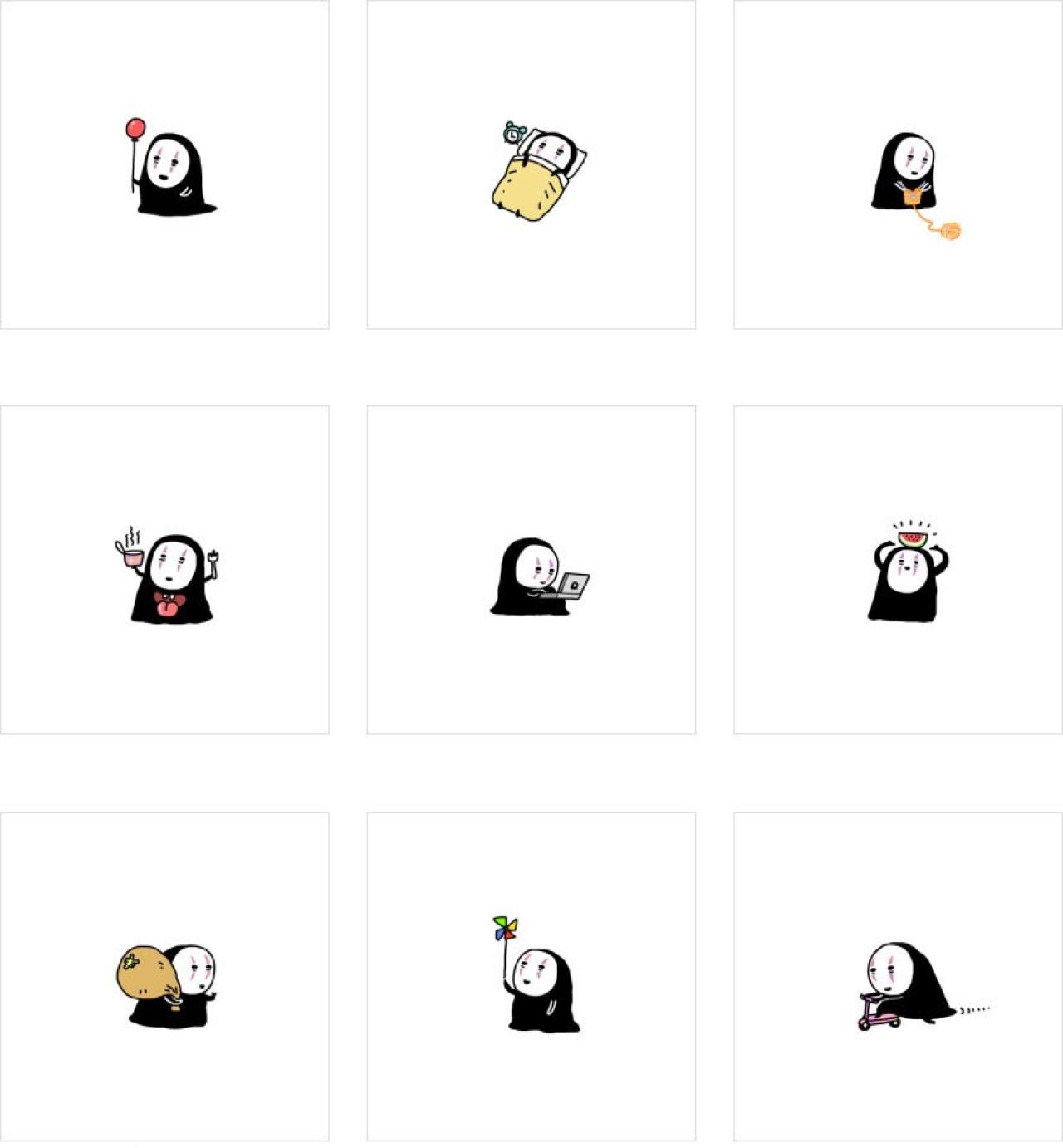 大绵羊BOBO千与千寻无脸男小头像 预览图