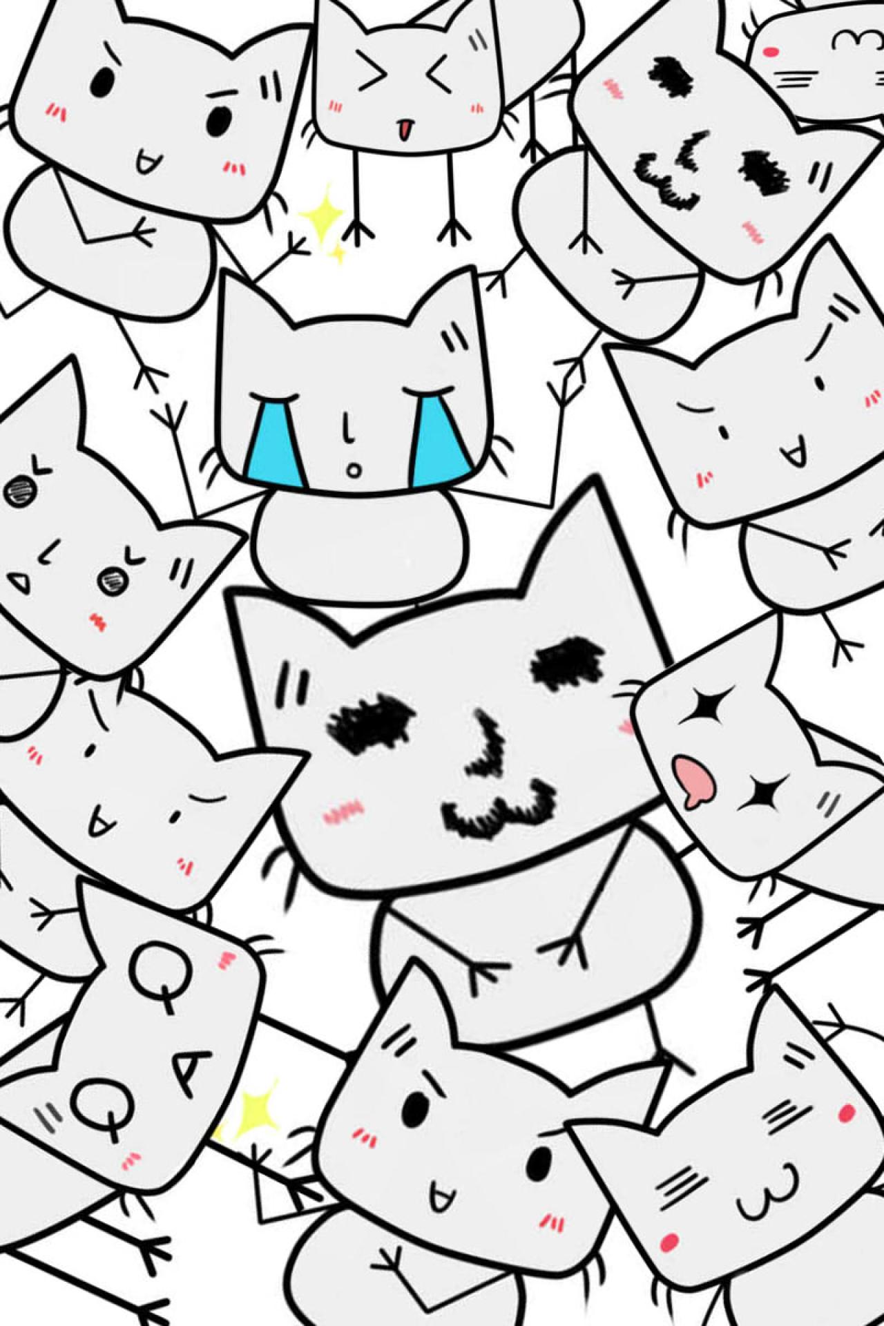 《鬼灯的冷彻》中的猫好好手机壁纸