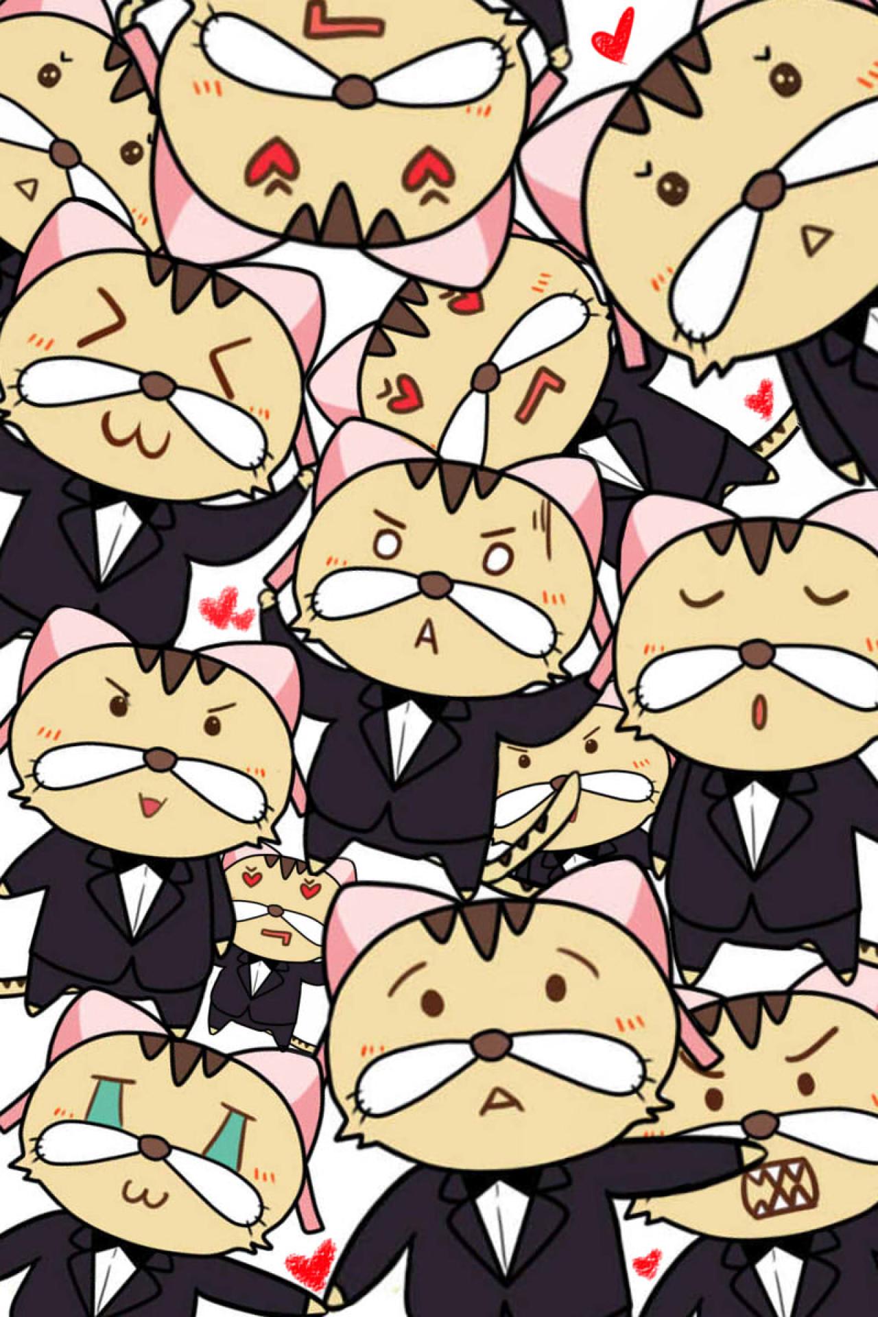 《漫画家与助手》的胸罩喵手机壁纸