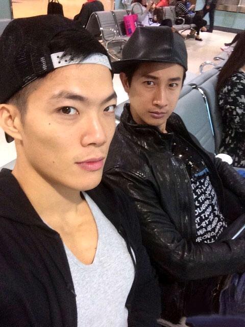 伴郎浩克（左）和Darren（右） 浩克拍摄