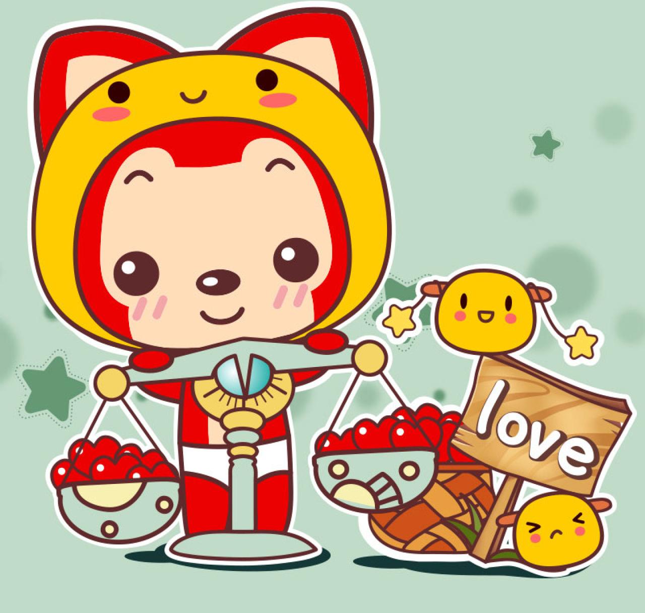 阿狸天秤座头像