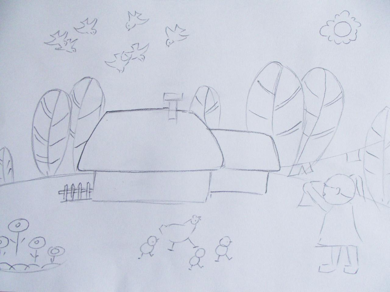 第二步,添加自己喜欢的其他景物