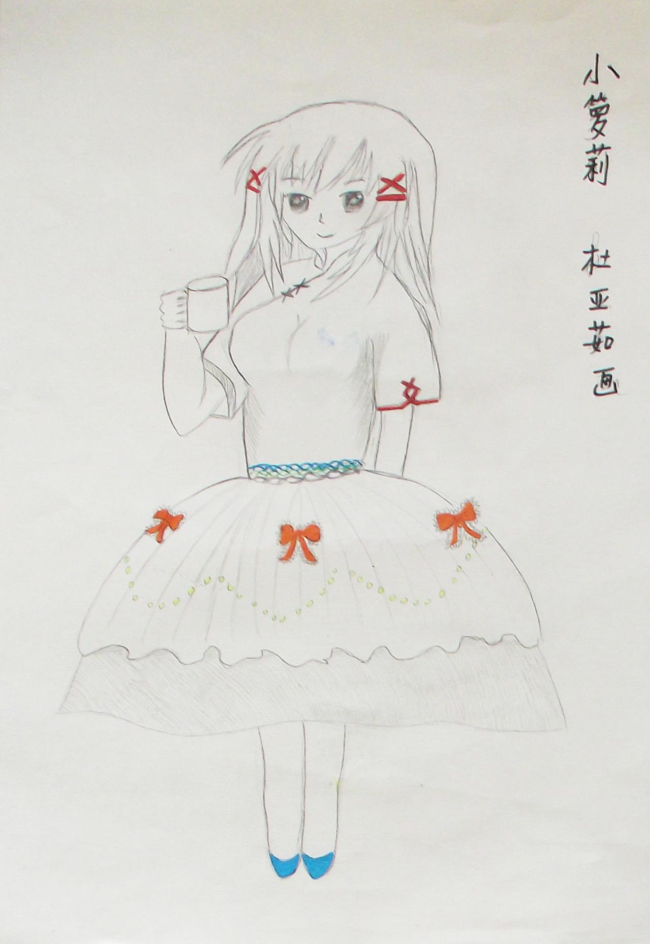 小萝莉 杜亚茹画