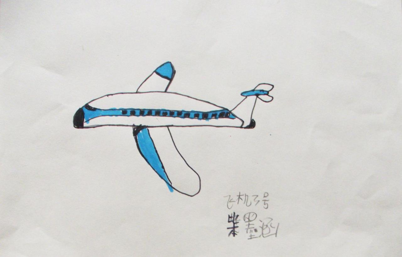 飞机3号 柴墨涵画