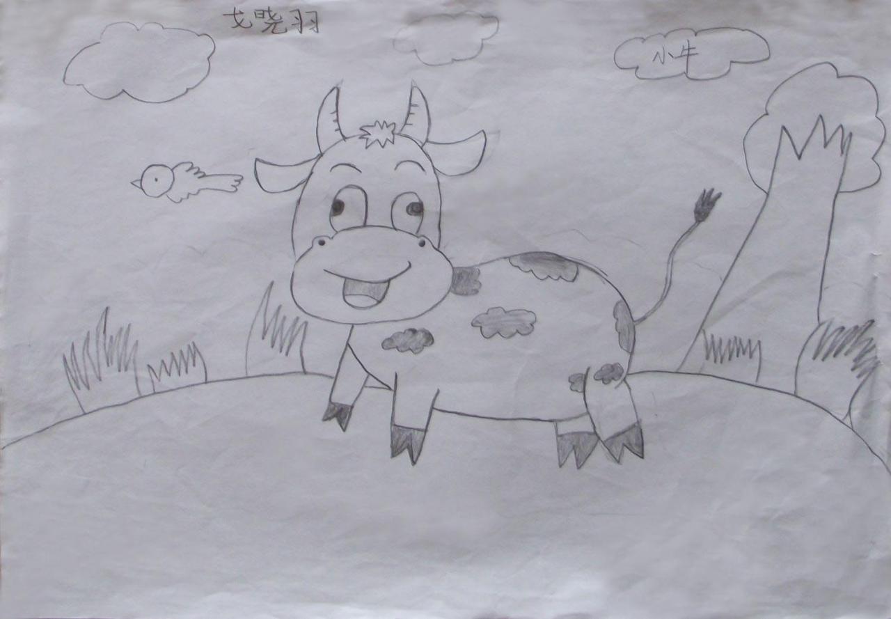小牛 戈晓羽画