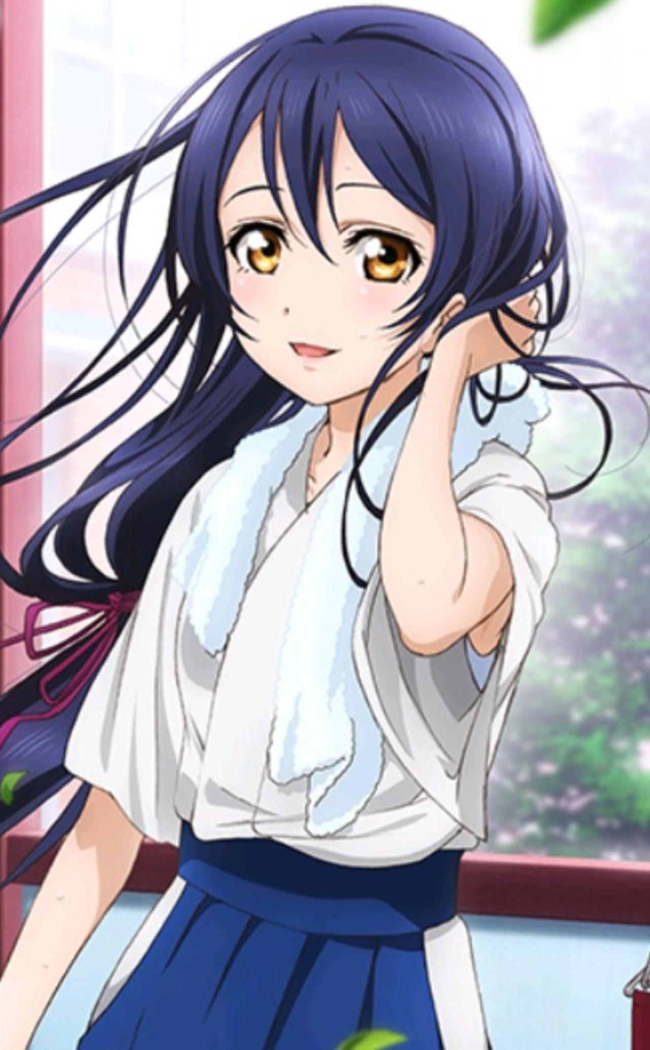 田园海未弓道部手机壁纸