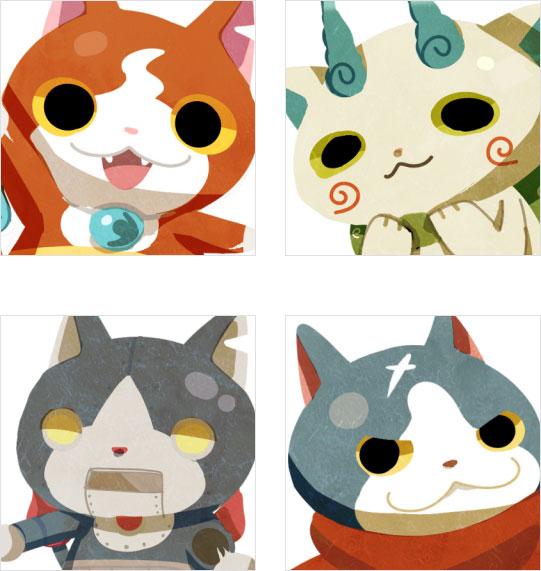 妖怪手表萌猫头像 预览图