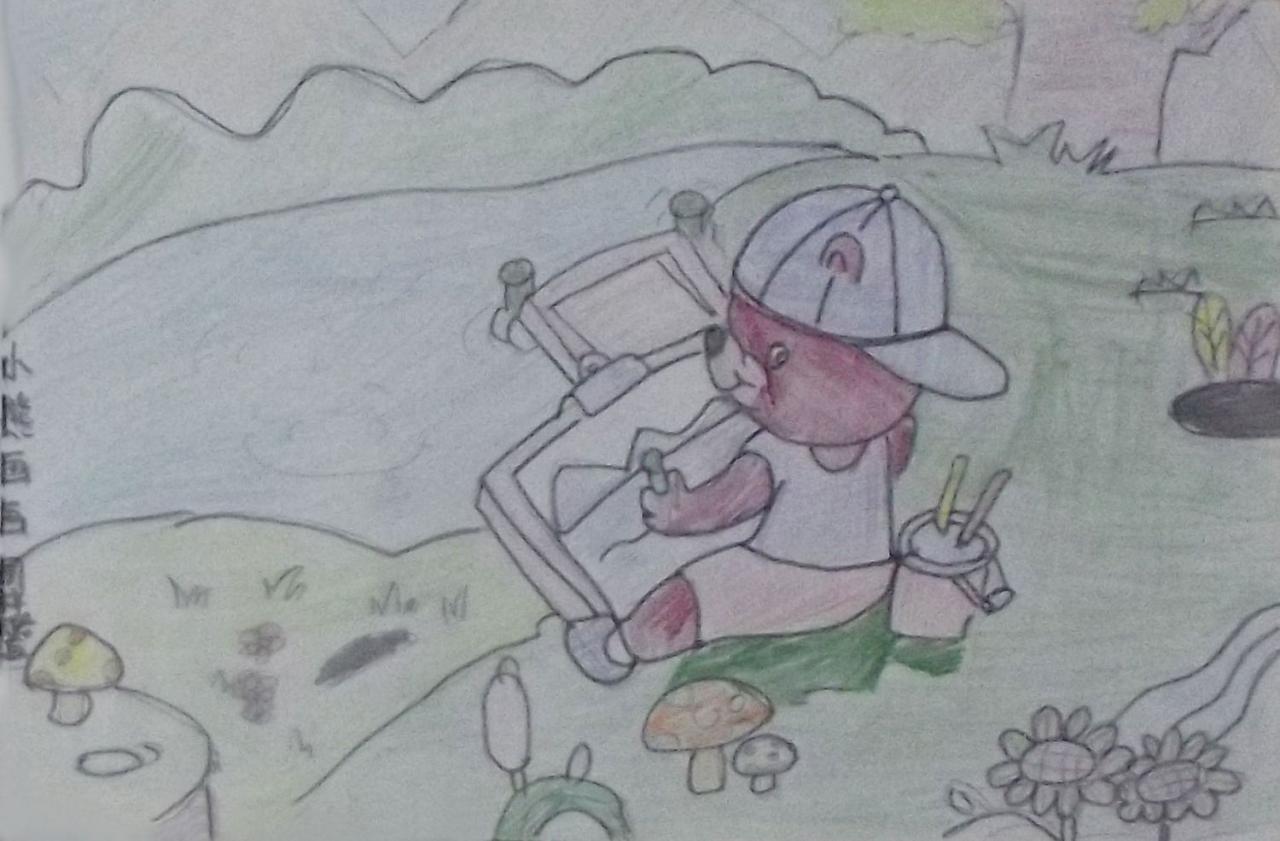 小熊画画 周梓璐画