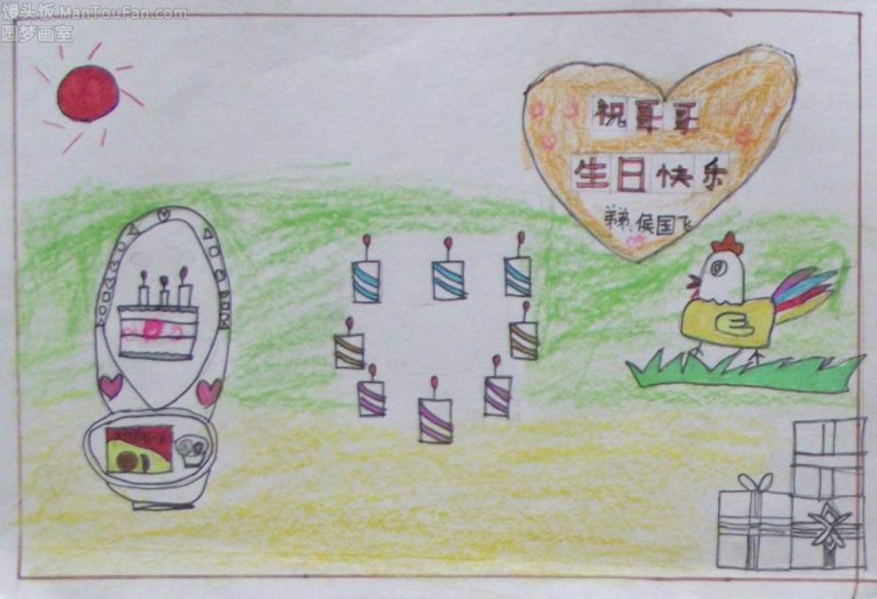 祝哥哥生日快乐 贺卡 侯国飞设计