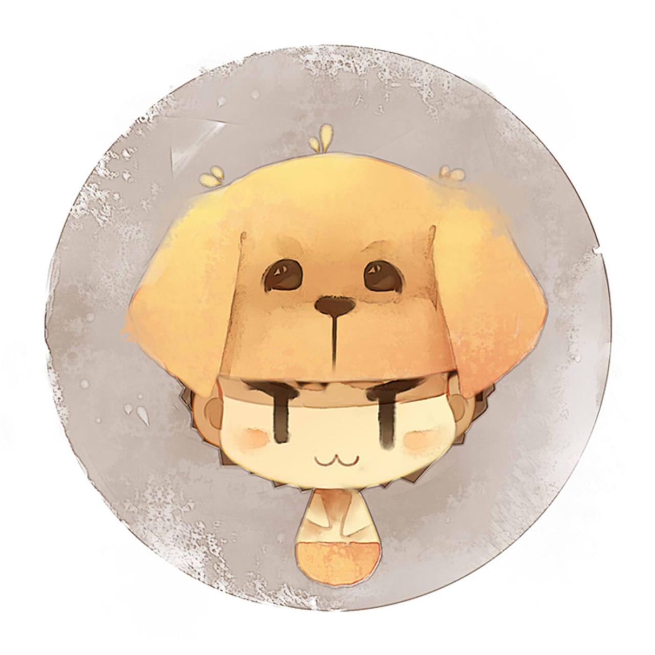 戴着拉布拉多寻回犬帽子的单身男孩头像