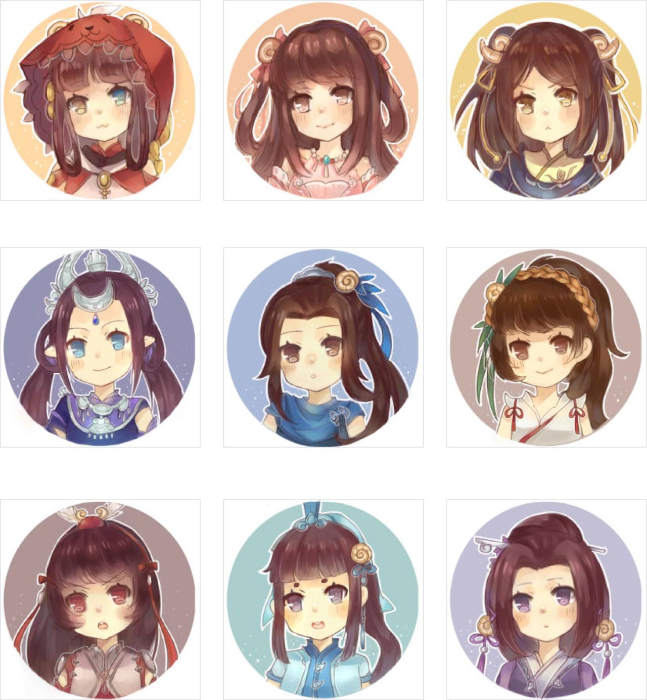 水羽剑网三朔雪套装萝莉头像 预览图