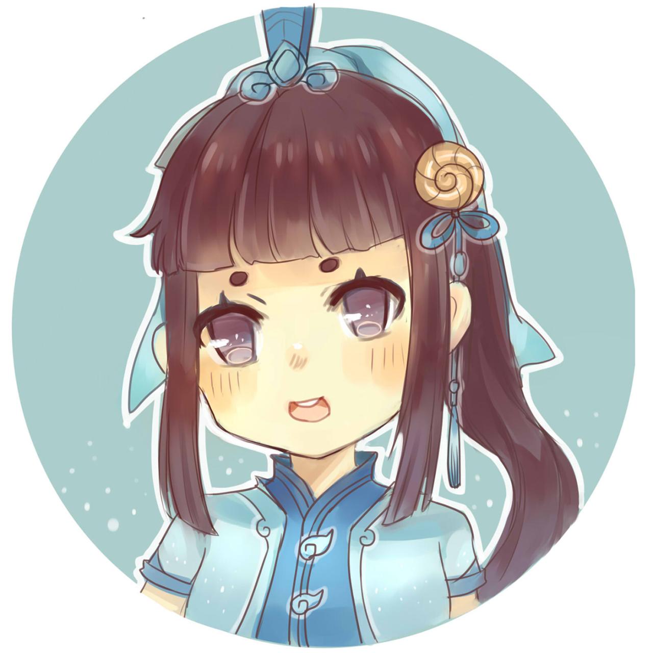 剑网三纯阳宫朔雪套装萝莉头像