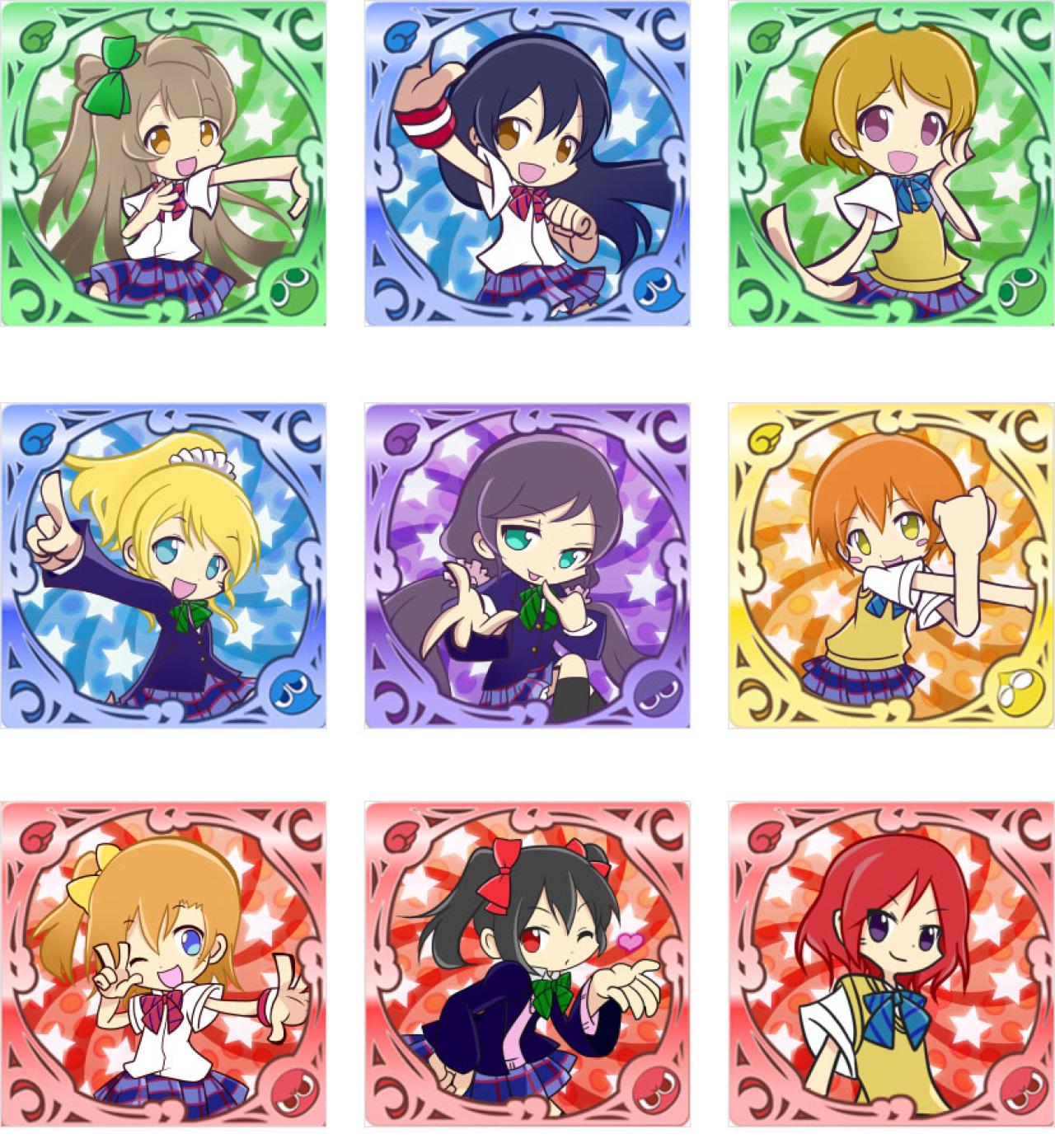 蓮桜LoveLive!角色卡牌风格头像 预览图