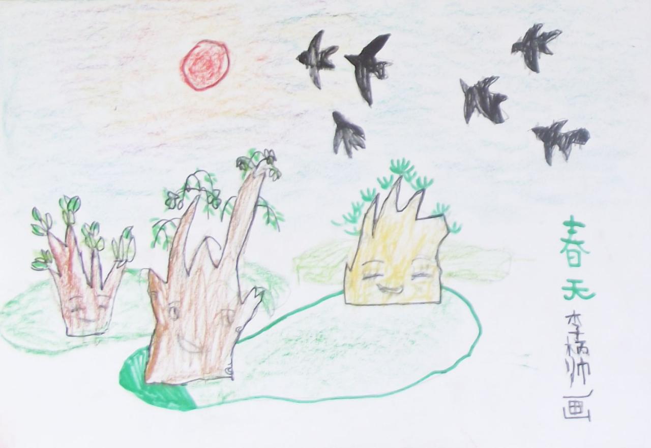 春天 李柄帅画